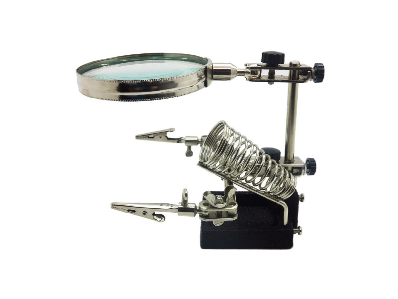 Helping Hand Magnifier With Soldering Stand - Image 2